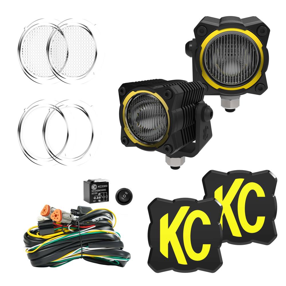 KC FLEX ERA 1 - 2 Light Master LED Light Pod Kit