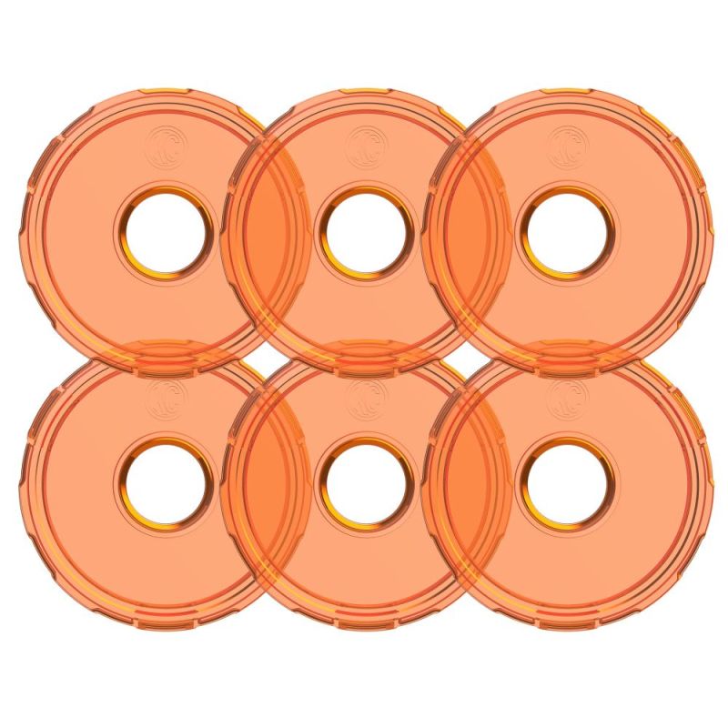 KC Cyclone V2 LED - Replacement Lens - Amber - 6PK