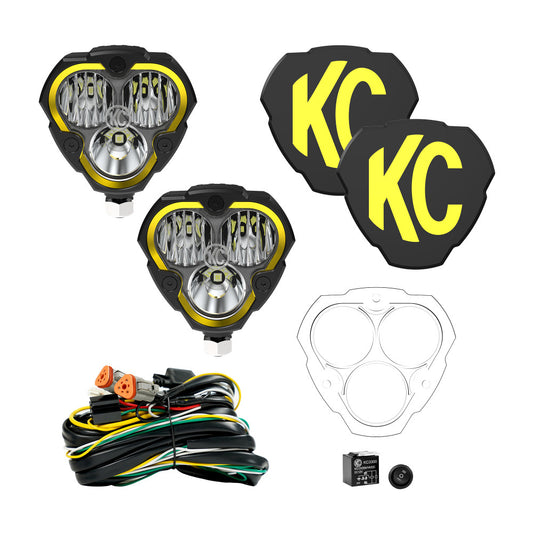 KC FLEX ERA 3 2-Light Master LED Light Pod Kit