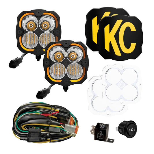 KC FLEX ERA 4 - 2-Light Master LED Pod Kit