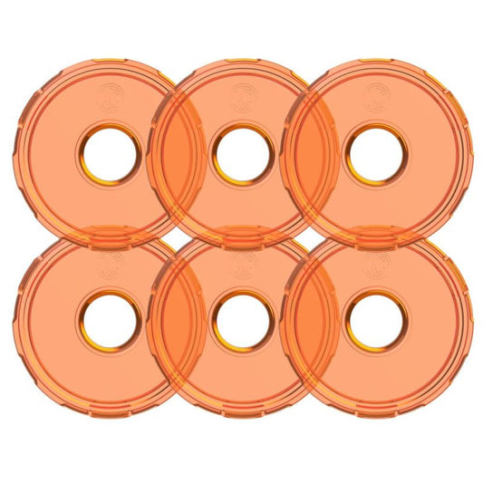 KC Cyclone V2 LED - Replacement Lens - Amber - 6PK