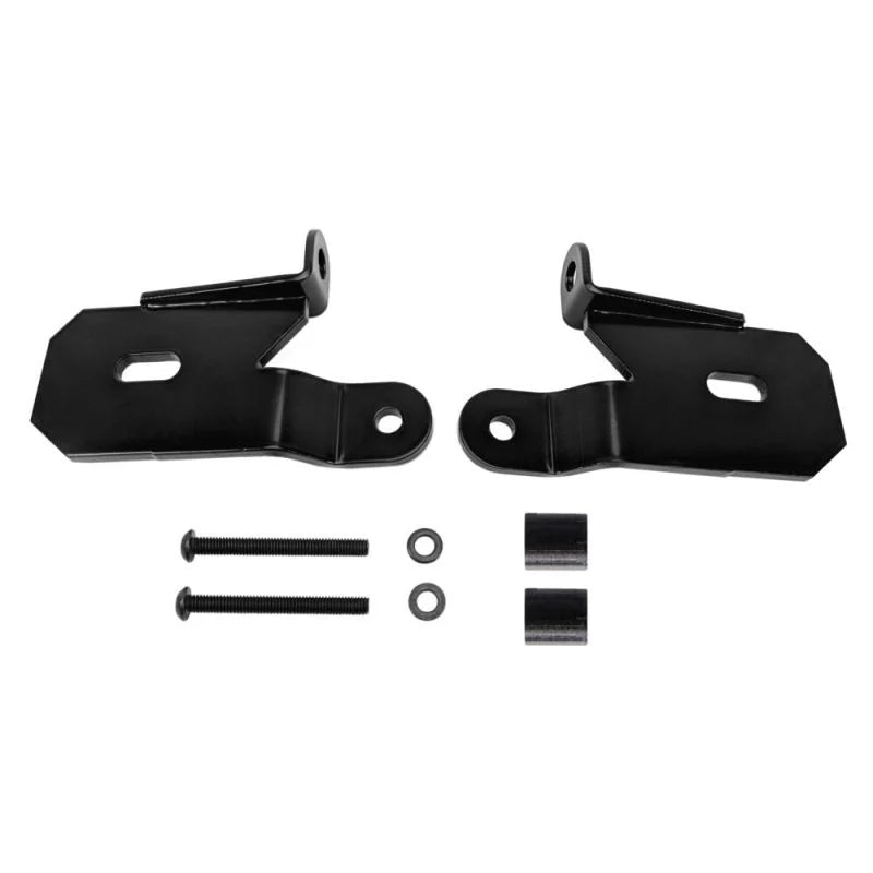 KC BRACKET SET - LIGHT MOUNT - WINDSHIELD - PILLAR MOUNT - PAIR - FOR 18-24 JEEP JL/JT/4XE