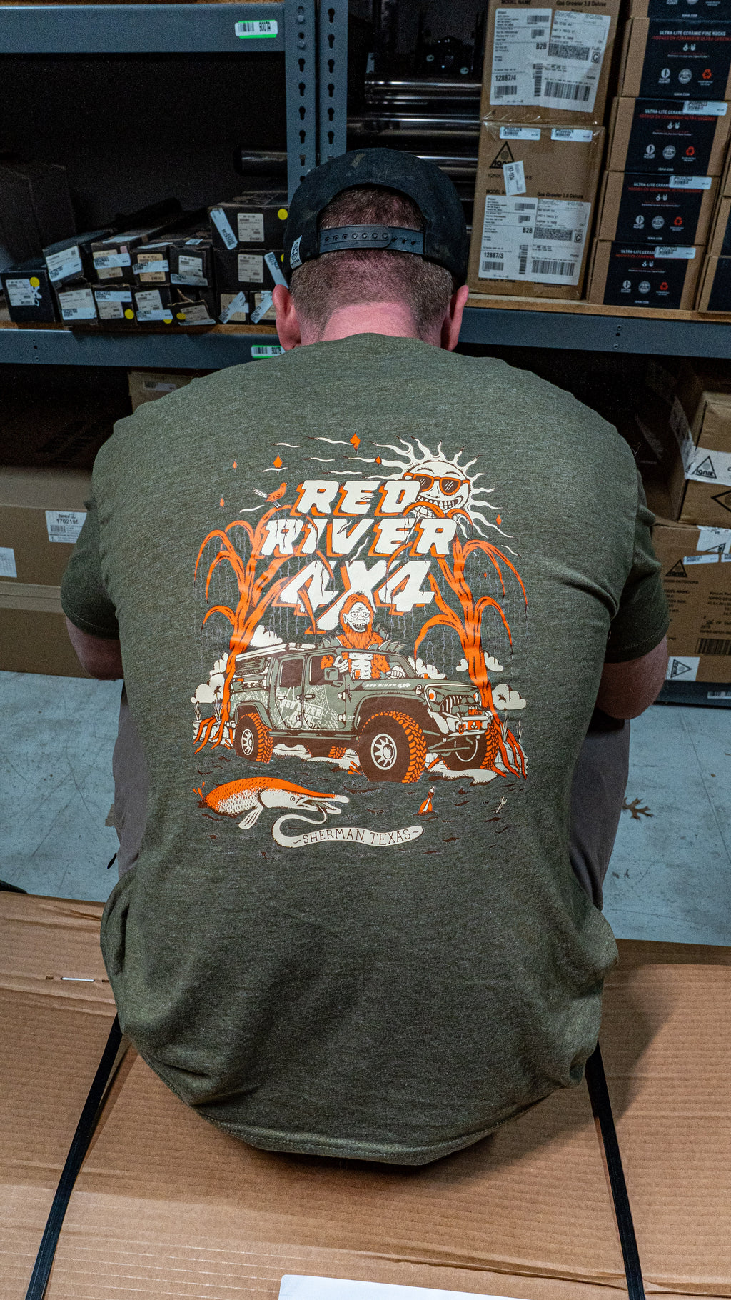 RED RIVER 4x4 SASQUATCH T SHIRT