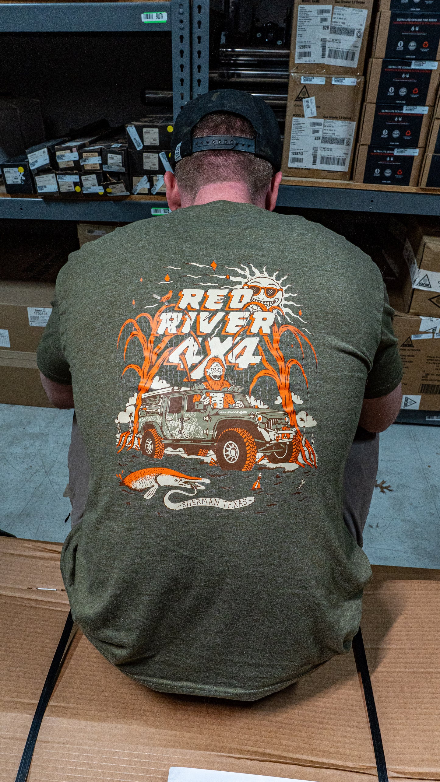 RED RIVER 4x4 SASQUATCH T SHIRT
