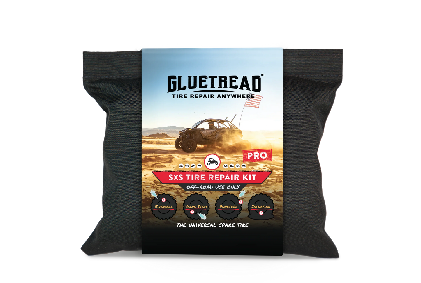 Gluetread SxS Pro Tire Repair Kit