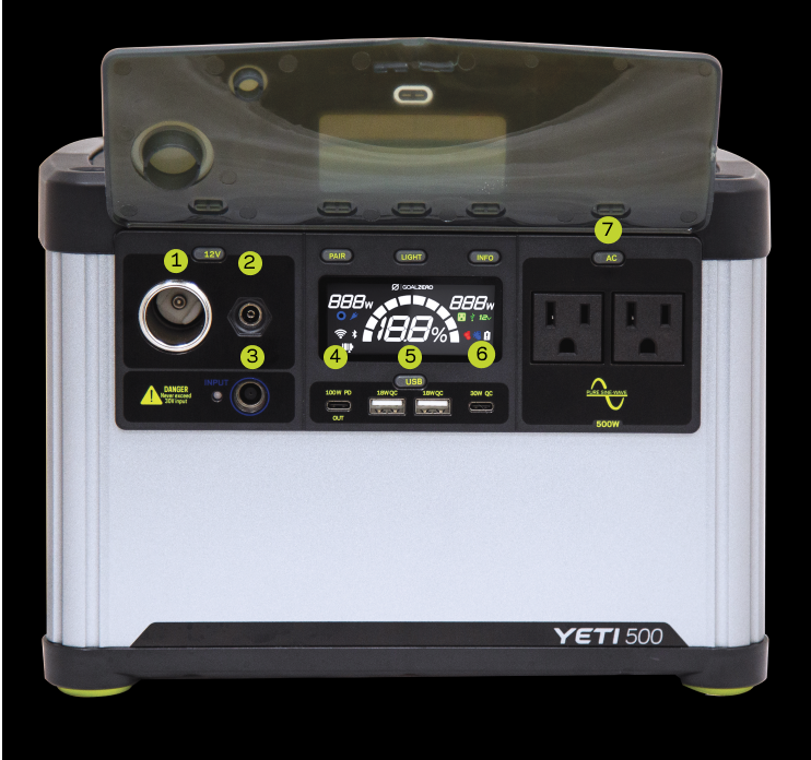 Goal Zero Yeti 500 6G 120V