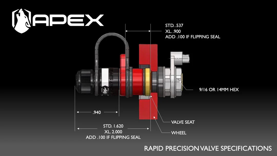 Apex Designs RPV STD Length Set of 4