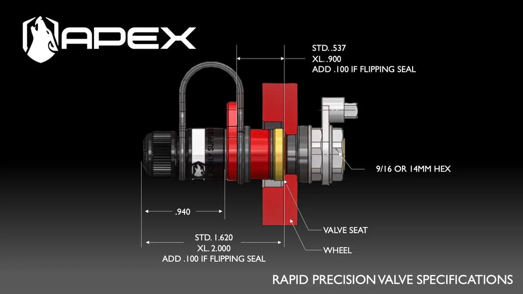 Apex designs RPV XL Length Set of 4