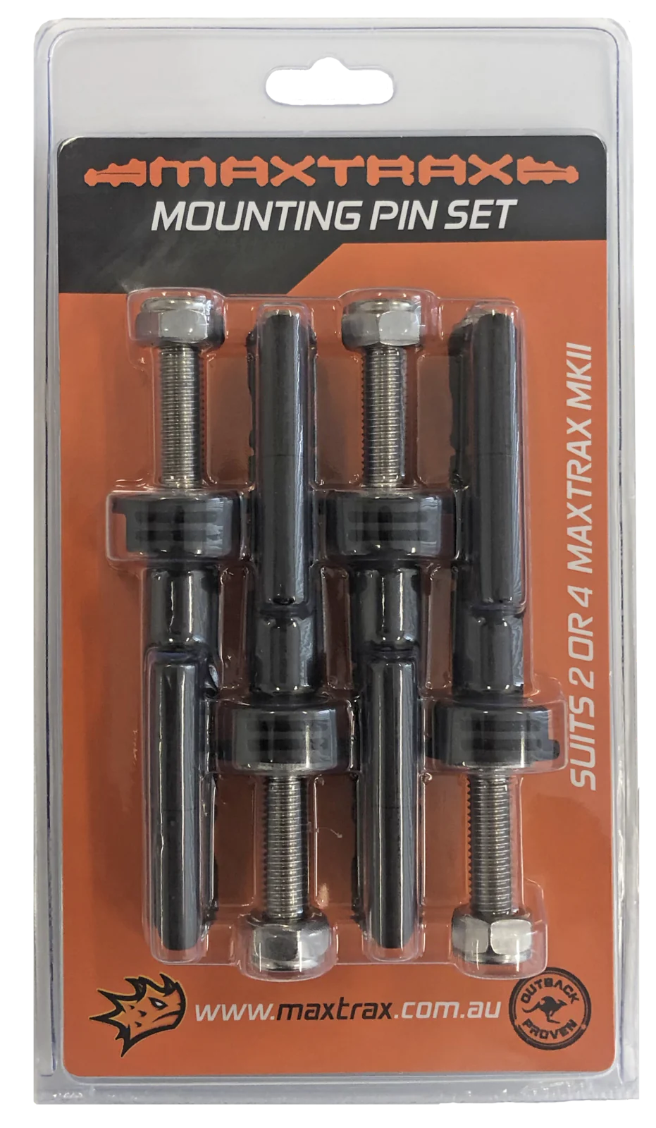 Maxtrax Mounting Pin Set - MKll 17MM