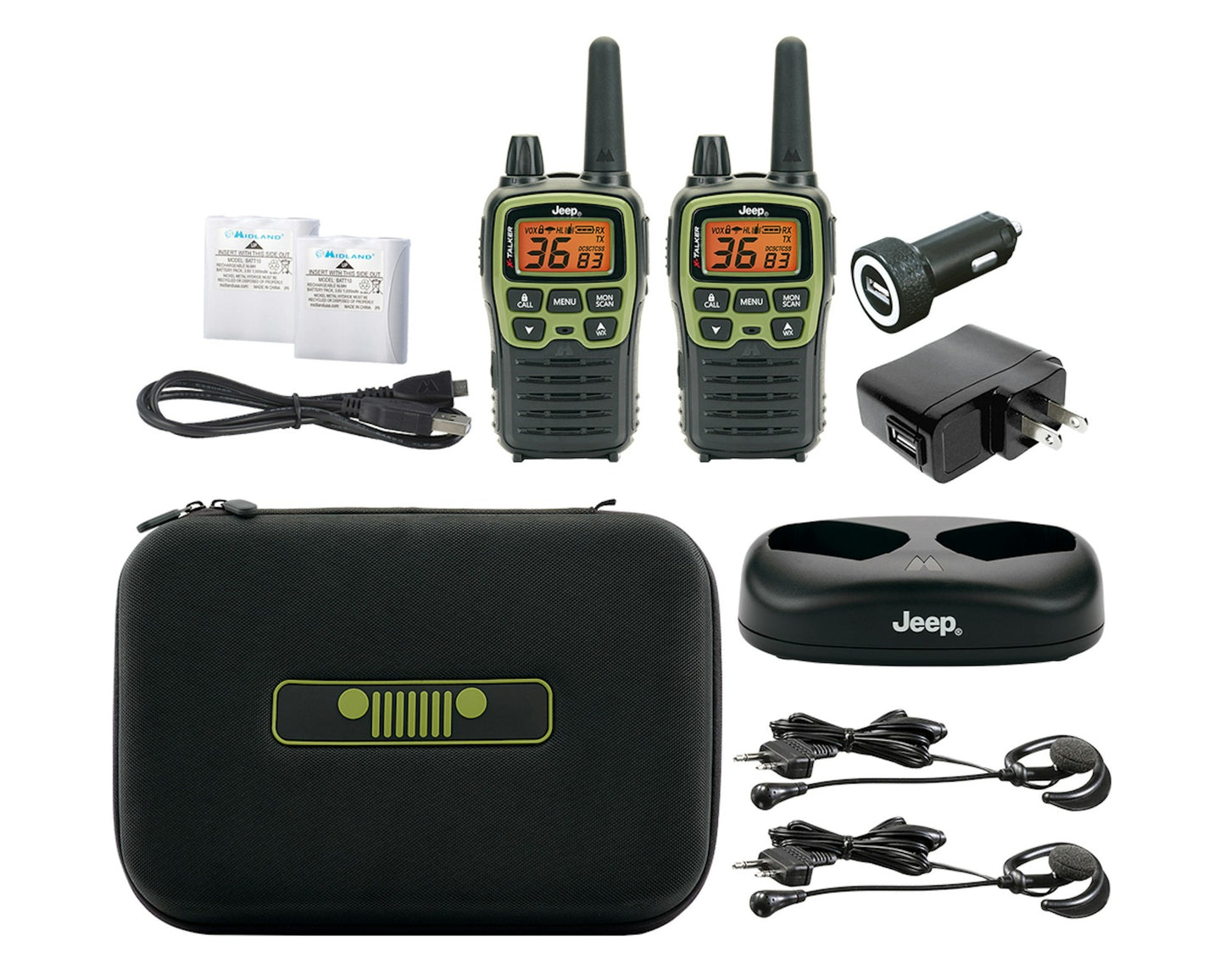 Midland T77VP5J Jeep X-TALKER® Extreme Dual Pac